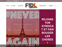 Tablet Screenshot of fidl.org